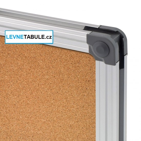 Korková tabule v hliníkovém rámu CLASSIC (150x100 cm)