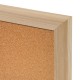 Korková tabule v dřevěném rámu WOOD (100x80 cm)