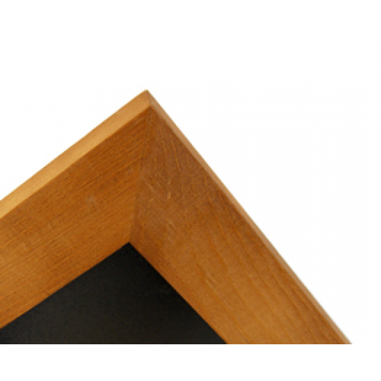 Křídová tabule v dřevěném rámu WOOD (50x40 cm)